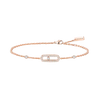 Bracelet pavé Move Uno Bracelet Diamant Or Rose