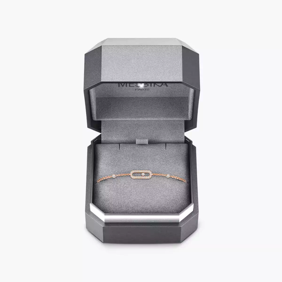 Bracelet pavé Move Uno Bracelet Diamant Or Rose