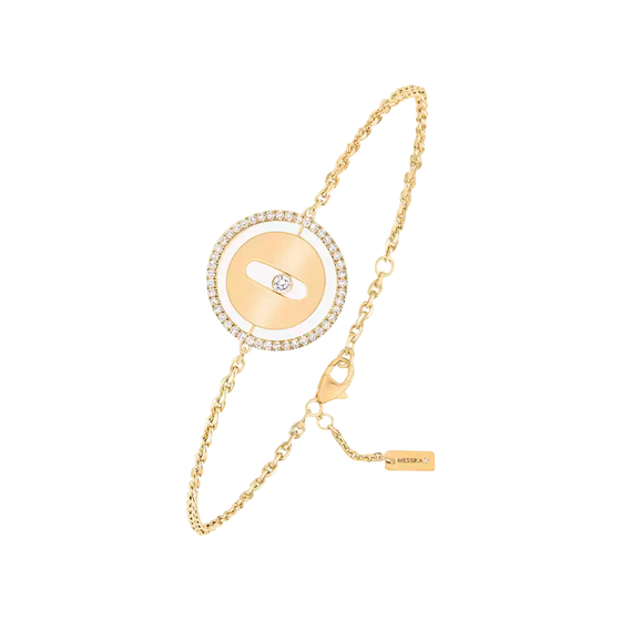 Lucky Move SM Yellow Gold Diamond Bracelet