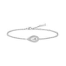  Bracelet Fiery 0,10ct Bracelet Diamant Or Blanc