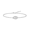 Fiery bracelet Fiery diamond bracelet in white gold