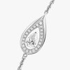Fiery bracelet Fiery diamond bracelet in white gold