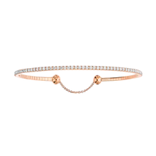  Skinny 1.6ct Pink Gold Diamond Bracelet