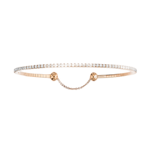  Pink Gold Diamond Bracelet Skinny 1.6ct