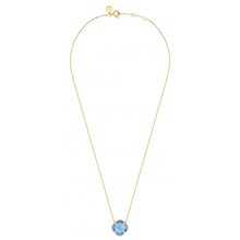  Collier Victoria Diamants Topaze (swiss Blue) + Diamants Or Jaune