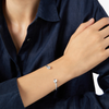 Silver Pepita Cuff Bracelet