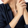 Silver Pepita Cuff Bracelet