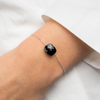 Bracelet, Onyx, White Gold