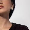So Move pavé earrings
