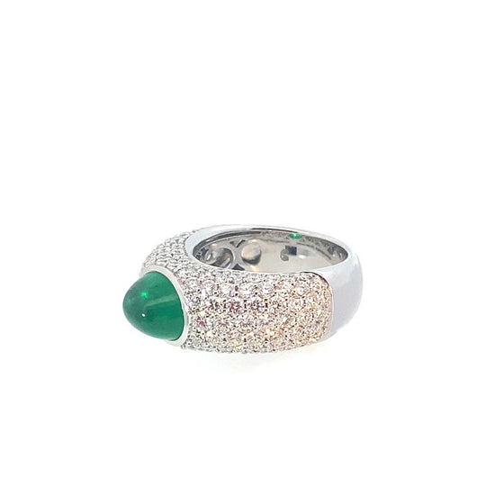 Emerald & Diamonds Ring
