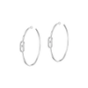 Move Uno hoop earrings large