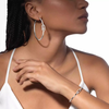 Move Uno hoop earrings, large model