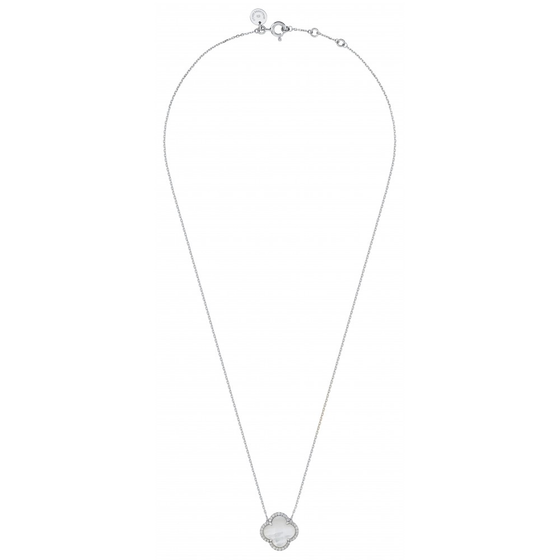 Necklace, Mother Of Pearl, Diamonds, White Gold