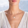 Necklace, Mother Of Pearl, Diamonds, White Gold