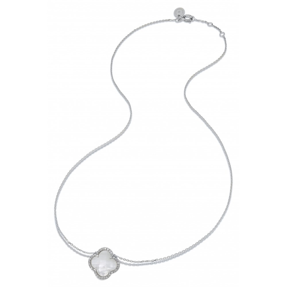 Necklace, Mother Of Pearl, Diamonds, White Gold