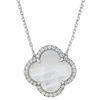 Necklace, Mother Of Pearl, Diamonds, White Gold