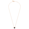 Necklace, Diamonds Black, Rose Gold