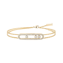  Move Classique Pavé Yellow Gold Diamond Bracelet