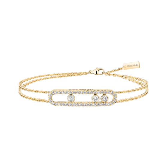 Bracelet pavé Move Classique Bracelet Diamant Or Jaune