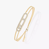 Move Classique pavé bracelet Yellow Gold Diamond Bracelet