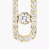Move Uno Diamond Pavé Earrings Yellow Gold Diamond Earrings