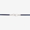 Silver & Leather Cord Nodo Bracelet