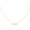 Baby Move Yellow Gold Diamond Necklace