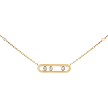 Yellow Gold Diamond Necklace Baby Move