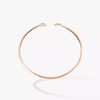 My Twin Toi & Moi Thin Bangle 0.15ct x2 Pink Gold Diamond Bracelet