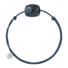 Blue Pietersite Cushion Blue Jean Cord Bracelet