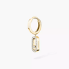 Mono boucle d'oreille pampille Move Uno Mono boucle d'oreille diamant en or jaune Move Uno