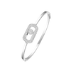 So Move Pavé Bangle White Gold Diamond Bracelet