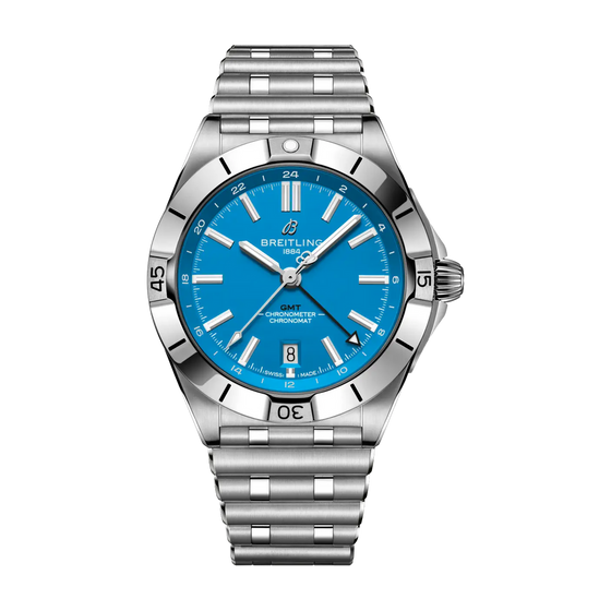 Chronomat Automatic GMT 40 NFL Carolina Panthers Edition