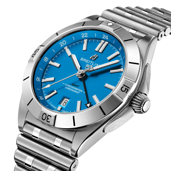 Chronomat Automatic GMT 40 NFL Carolina Panthers Edition