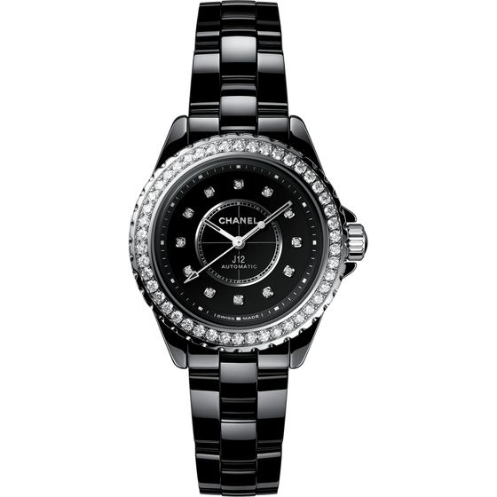 J12 Diamond Bezel Watch Caliber 12.2, 33 mm