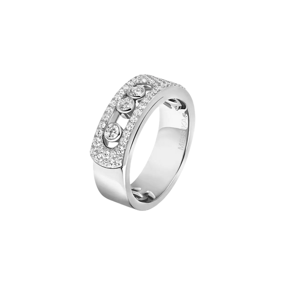 Move Noa Pavé White Gold Diamond Ring