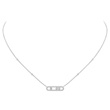  Baby Move Pavé White Gold Diamond Necklace