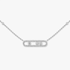 Baby Move Pavé White Gold Diamond Necklace