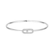  Move Uno Pavé Flex Bangle White Gold Diamond Bracelet