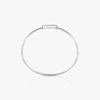 Move Uno Pavé Flex Bangle White Gold Diamond Bracelet