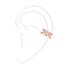  Move Romane Earring clip Pink Gold Diamond Earrings