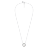 Necklace, Mother Of Pearl Large Motif, Diamonds, White Gold