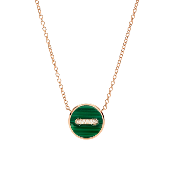 Pom Pom Dot Necklace With Pendant