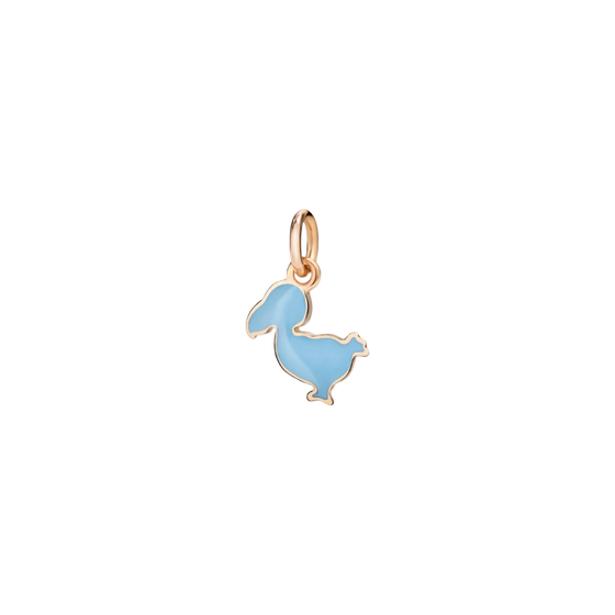 Rose Gold & Enamel Dodo Junior Charm