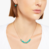 Rondelle Necklace In Gold-plated Silver & Recycled Plastic
