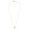 Mother Of Pearl + Diamonds Yellow Gold Victoria Diamonds Necklace