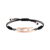 Move Cord L Pink Gold Diamond Bracelet