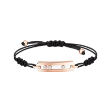 Move Cord L Pink Gold Diamond Bracelet