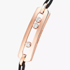 Move Cord L Pink Gold Diamond Bracelet
