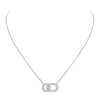 So Move pavé necklace White Gold Diamond Necklace